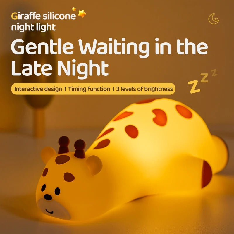 Cute Animal Silicone Night Light