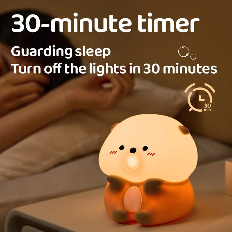Cute Animal Silicone Night Light