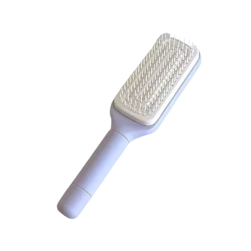 Drehbare selbstreinigende Haarbürste