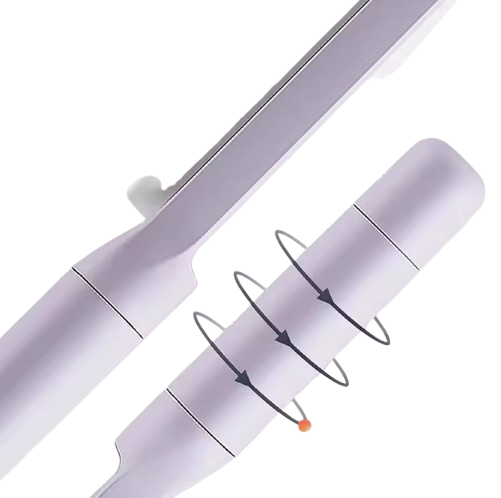 Drehbare selbstreinigende Haarbürste